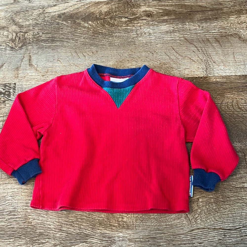 🔥Bundle🛒 3 for $10, Boys Red Pull Over Long Sleeve T-Shirt